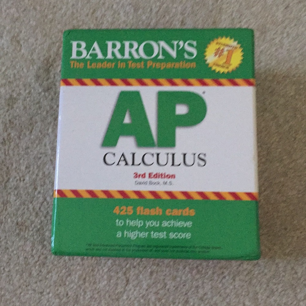 Ap Calculus Barron’s Flash Cards